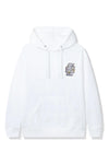 Anti Social Social Club Drop A Pin Hoodie White