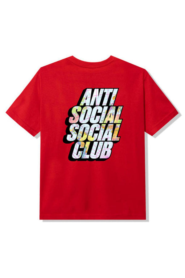 Anti Social Social Club Drop A Pin T-shirt Red