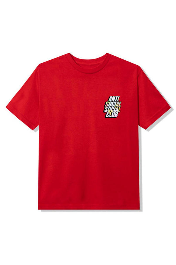 Anti Social Social Club Drop A Pin T-shirt Red