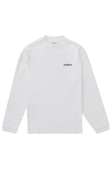 Supreme Mock Neck L/S Top White - Sole Cart