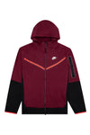 Nike Tech Fleece Hoodie Dark Beetroot/Black/Phantom