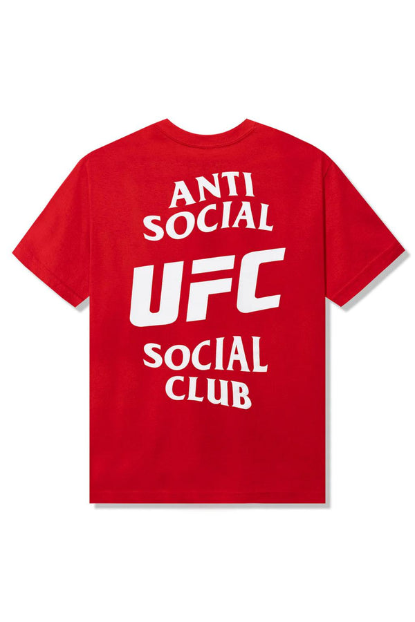 Anti Social Social Club X UFC Self-Titled Tee Red