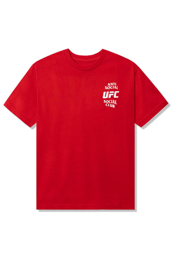 Anti Social Social Club X UFC Self-Titled Tee Red