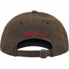 Supreme Bleached Chino 6-Panel Hat Black