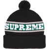 Supreme Big Strip Beanie Black