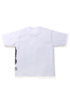 BAPE Color Camo Side Big Ape Head Relaxed Tee White/Burgundy