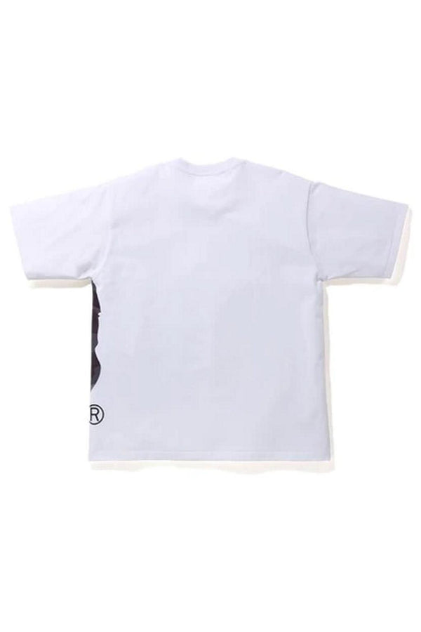 BAPE Color Camo Side Big Ape Head Relaxed Tee White/Burgundy