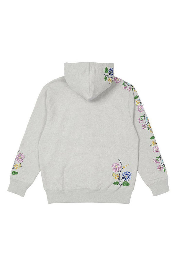 Palace Flower Stitch Hood Grey Marl