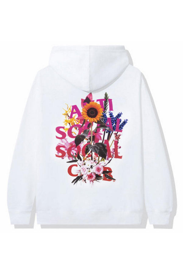 Anti Social Social Club Bouquet For The Old Days Hoodie White