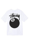 Stussy 8 Ball Tee White