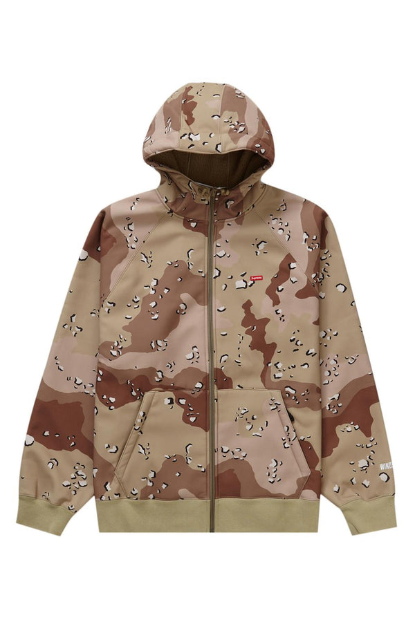 Supreme WINDSTOPPER Zip Up Hooded Sweatshirt (FW22) Chocolate Chip Camo