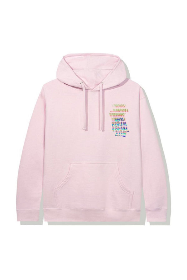 Anti Social Social Club Channel 747 Hoodie Pink