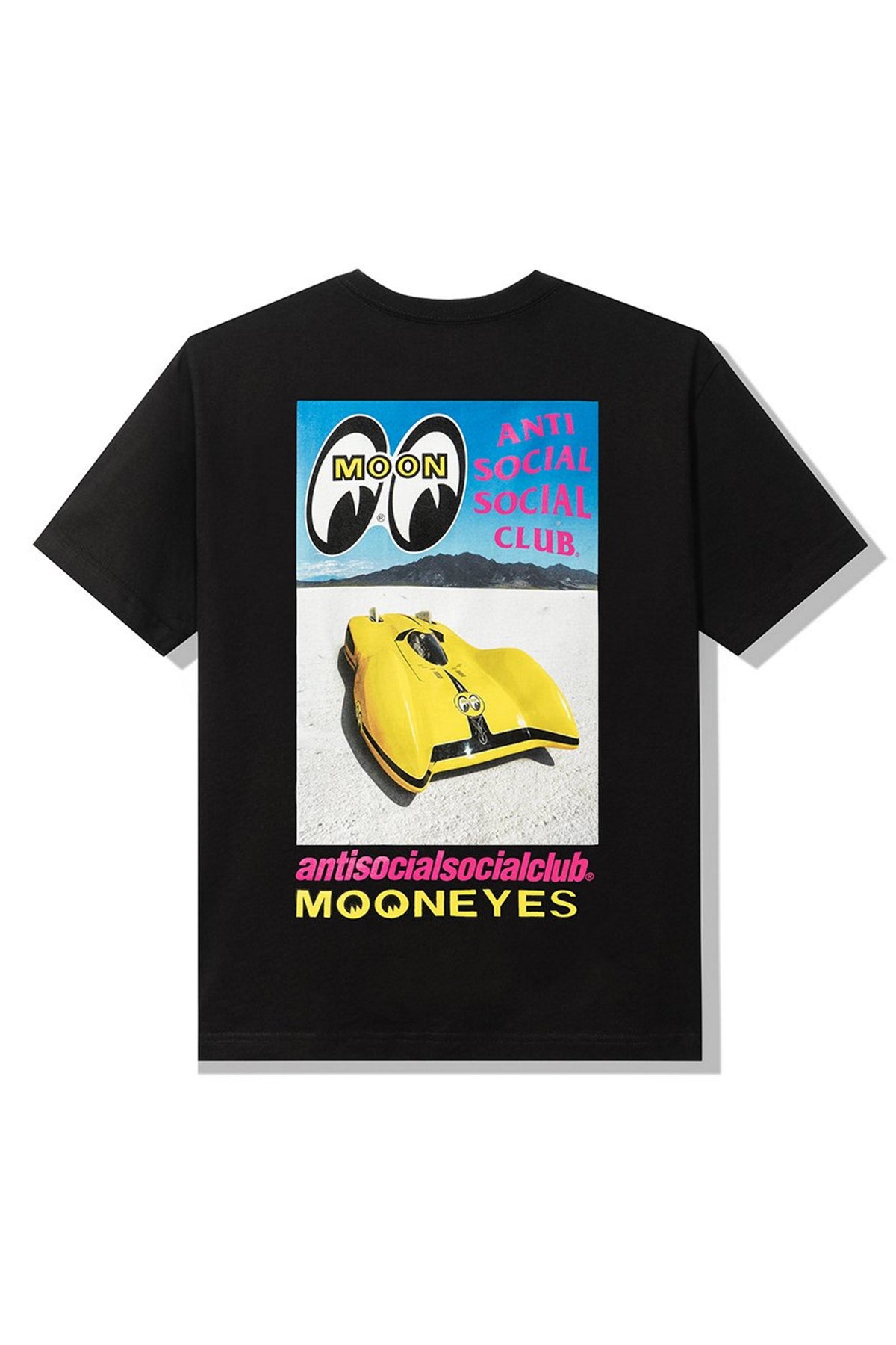 ASSC X Mooneyes Flats Photo Tee Black - Sole Cart