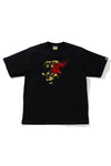 BAPE 1st Camo Ape Face Sta Relaxed Fit Tee Black/Yellow