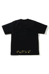 BAPE 1st Camo Ape Face Sta Relaxed Fit Tee Black/Yellow